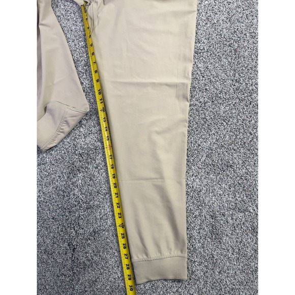 NWOT Birddogs Boomstick Joggers Mens Large Beige Khaki Performance Pants - Picture 7 of 7